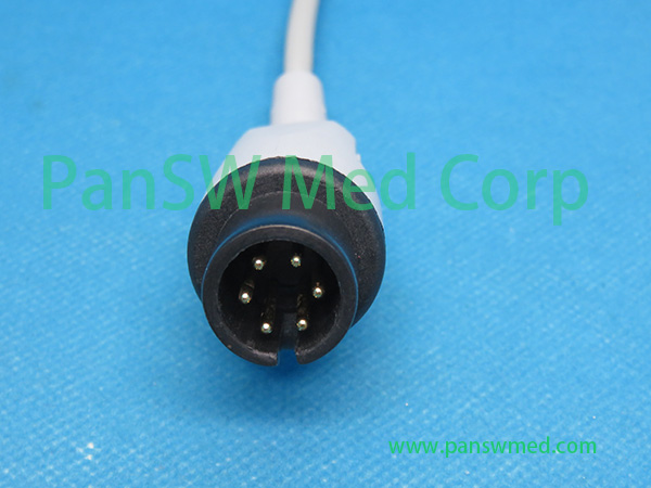 Compatible 6-pin ECG lead trunk connector for Spacelabs and old patient monitors