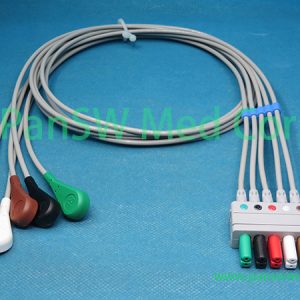 Compatible EL 6501B 0010 30 42735 Mindray ECG Leads AHA Snap – PanswMed
