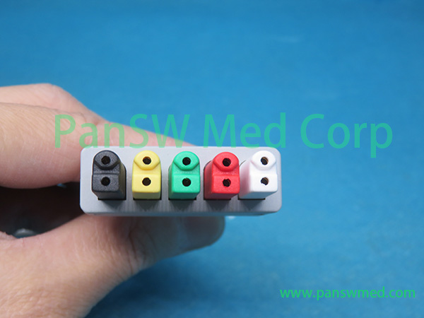 Compatible EL 6504A 0010 30 42730 5-lead ECG Leads 3 – PanswMed