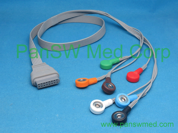 Compatible Edan SE-2012 Holter Cable new model