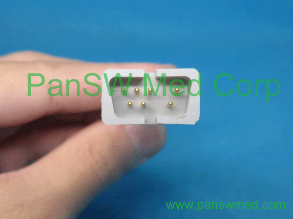 compatible Edan H100B oximeter SpO₂ sensor connector