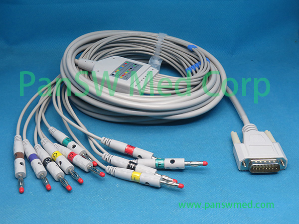 Compatible Edan SE 100 SE 3 ECG Cable