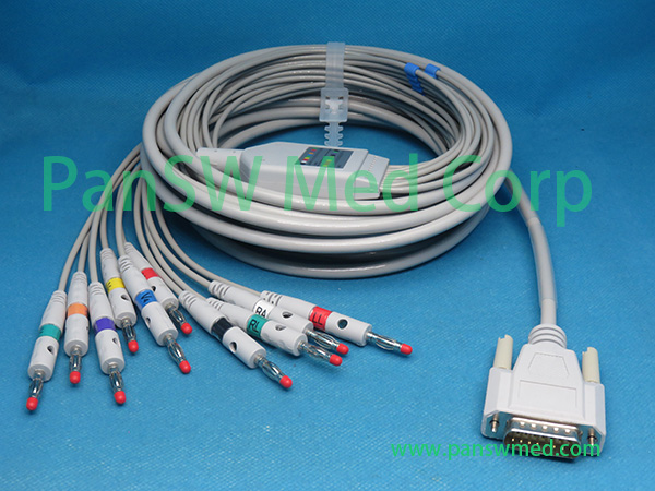 Compatible Edan SE 3 SE601A ECG Cable