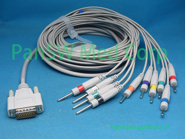 Compatible Edan SE1200 SE1200 EXPRESS ECG Cable