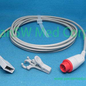 Compatible Edan X8 X10 X12 Invasive Blood Pressure Cable Panswmed