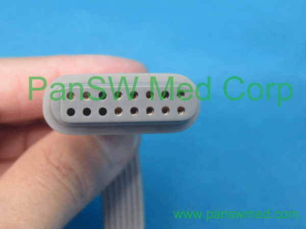 Compatible Edan Holter cable2