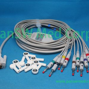 Compatible Esaote Biomedica EKG P120 ECG Cable