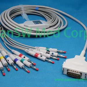 Compatible Fukuda FCP 7411 FX 7402 ECG Machine Patient Cable