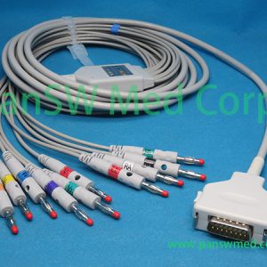 Compatible Fukuda FCP 7202 FX 2111 ECG Machine Patient Cable