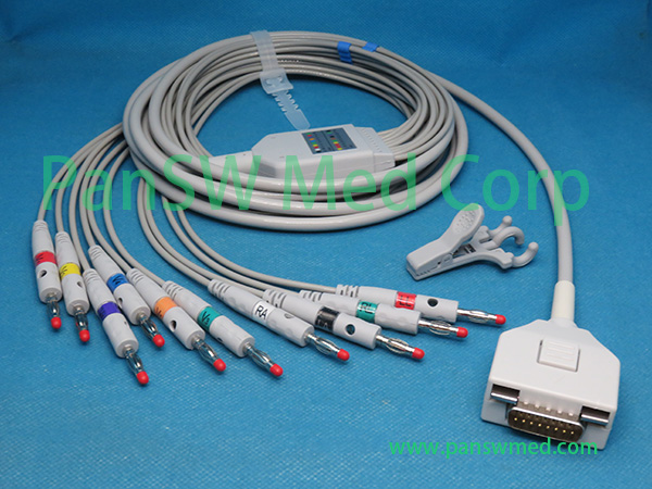 Compatible Fukuda ME C300 C310 C550 ECG Cable