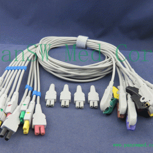 Compatible GE CAM 14 ECG Leadwires
