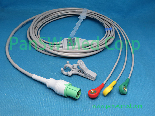 Compatible GE Hellige ECG cables integrated, ECG leads, ECG trunk cables