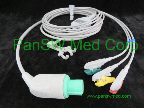 Compatible GE Hellige ECG cables integrated, ECG leads, ECG trunk cables