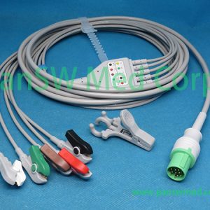Compatible GE Hellige VISCOM Sm ECG Cable – PanswMed