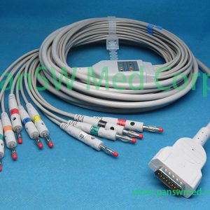 Compatible GE Marquette MAC2000 ECG Machine Patient Cable - PanswMed