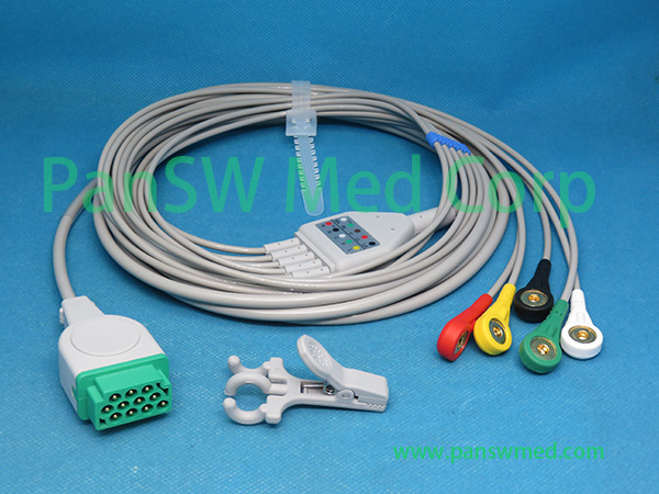Compatible GE Medical Eagle 4000 Patient Monitor ECG Cable – PanswMed