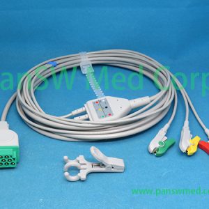 Compatible GE Medical Solar 9500 Solar 3000 patient monitor ECG cable