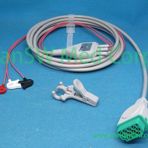 Compatible GE Medical neonate monitoring integrated ECG cable