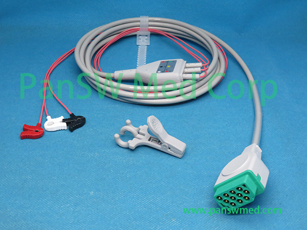 Compatible GE Medical neonate monitoring ECG trunk cable