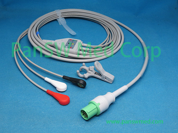 Compatible GE Hellige ECG cables integrated, ECG leads, ECG trunk cables