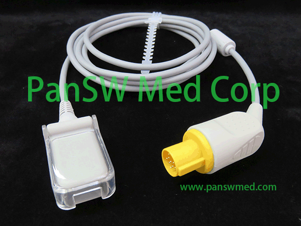 Compatible GE Hellige 30344358 SpO2 Cable(1) - PANSW Medical