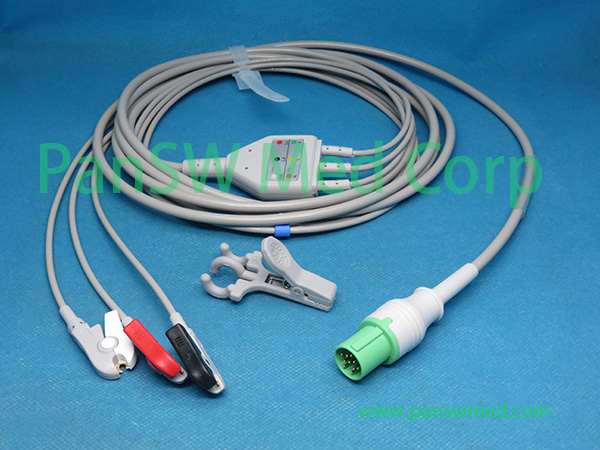 Compatible GE Hellige ECG cables integrated, ECG leads, ECG trunk cables