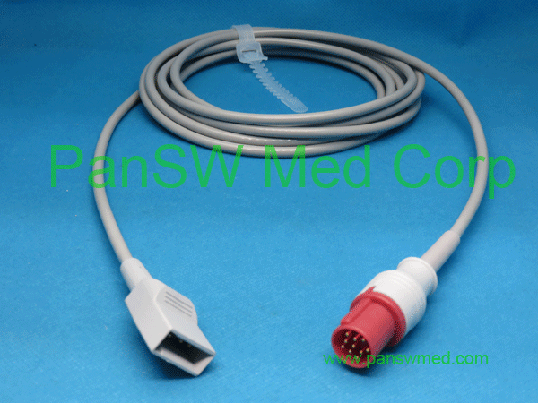 compatible GE hellige to Utah IBP cable – Pan-SW Med