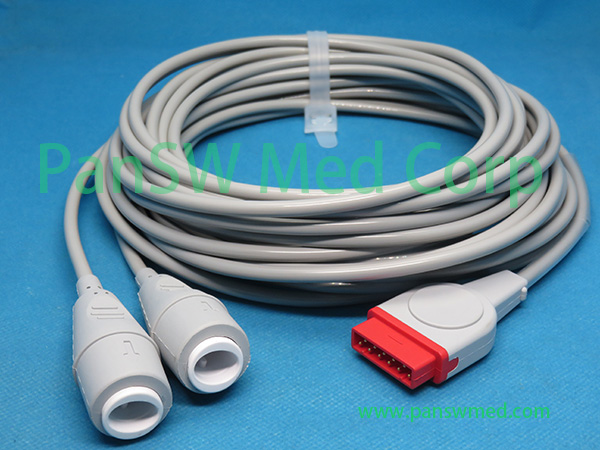 Compatible GE Medical 2021196 003 IBP Cable Dual – Panswmed