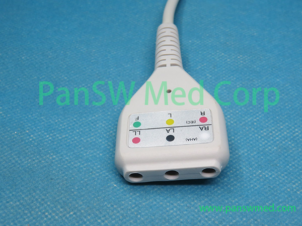 Compatible GE Medical neonate monitoring ECG trunk cable