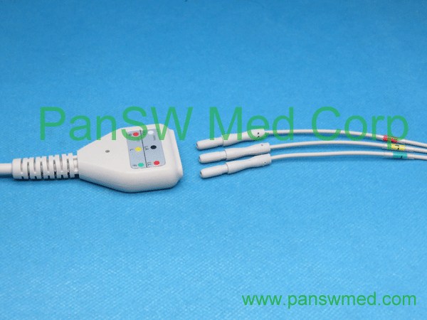 Compatible GE Medical neonate monitoring ECG trunk cable