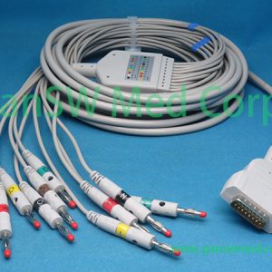 Compatible GE Medical MAC 1200 MAC 1200ST ECG Cable