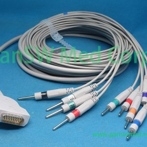 Compatible GE Marquette MAC 500 / MAC 1100 ECG Patient Cable