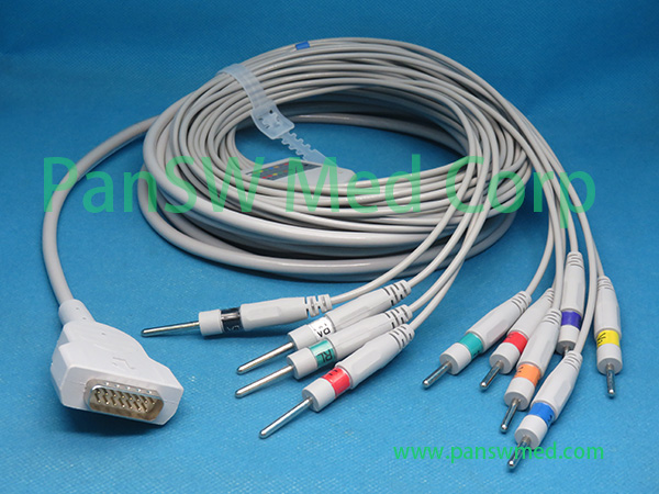 Compatible GE Marquette MAC 500 / MAC 1100 ECG Patient Cable