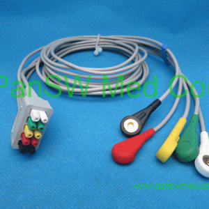 Compatible GE medical S5 compact ECG cable