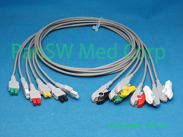 Compatible GE Medical T4 Telemetry ECG Leads - PanswMed