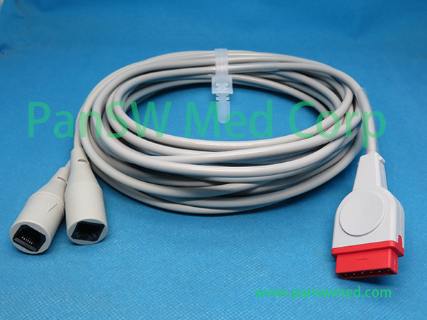 Compatible GE Medical Dual Heads IBP 2021196 003 Cables – Panswmed