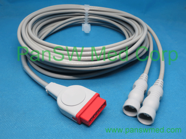 Compatible GE Medical Ibp Cable Dual Heads Bbrau - PanswMed