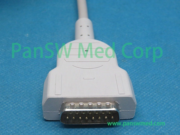 compatible GE medical mac400 mac1200 ecg cable AHA BS4