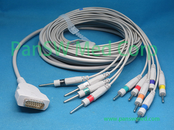 Compatible GE Medical Mac 400 Mac 1200 Ecg Cable AHA DIN – PanswMed