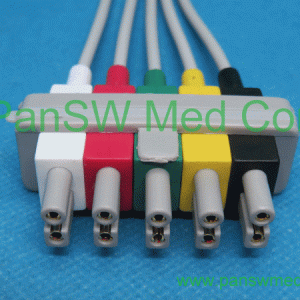 Compatible HP Philips ECG Leads M 1633A (2) – PanswMed