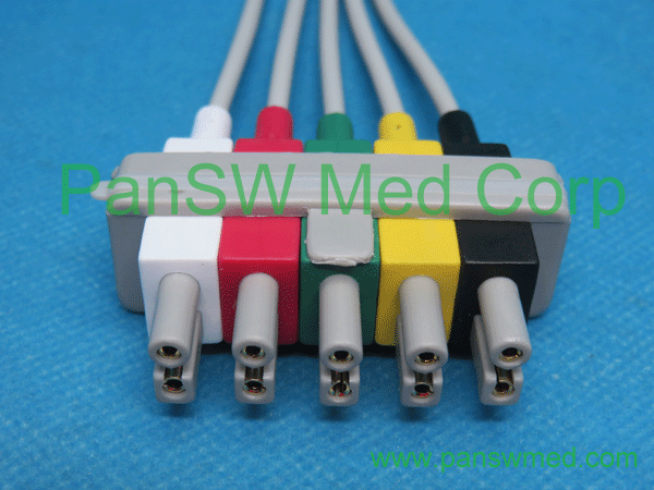Compatible HP Philips ECG Leads M 1633A (2) – PanswMed
