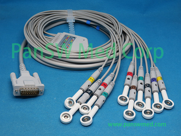 Compatible Heart Screen 80G Heart Screen 112C Heart Screen 112D ECG Cable