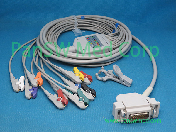 Compatible Hellige EK56 EK403 ECG Cable