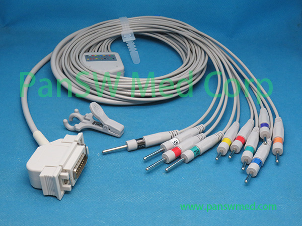 Compatible Hellige EK36 EK41 ECG Cable