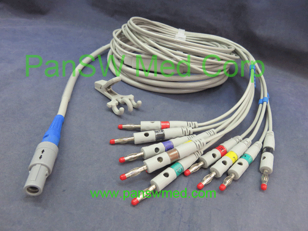 Compatible IEC Clor ECG Cable For Welch Allyn Cardioperfectpro - PanswMed