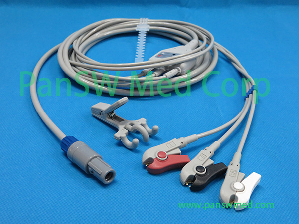 Compatible Innomed PD 13059 ECG Cable 3leads AHA Grabber – PanswMed