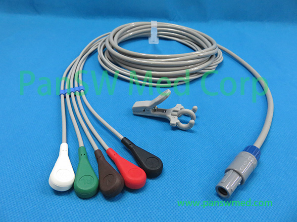 Compatible Innomed PD 13059 ECG Cable 5leads AHA Snap – PanswMed
