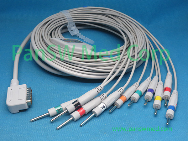 Compatible Kenz Pc 109 Ecg Cable AHA DIN – PanswMed