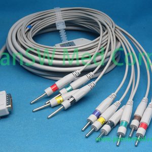 Compatible Suzuken Kenz PC-109 ECG Machine Patient Cable