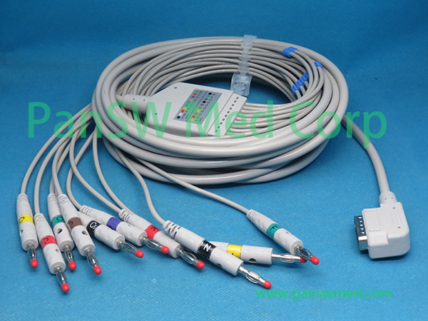 Compatible Suzuken Kenz 1203 1205 ECG machine patient cable